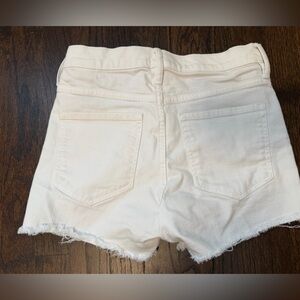 Banana Republic Cream Jean Shorts
